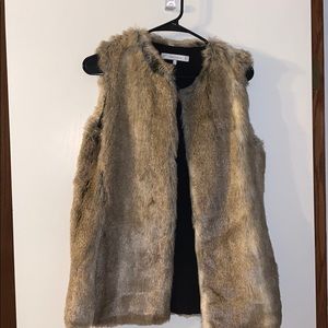 Faux fur zara vest